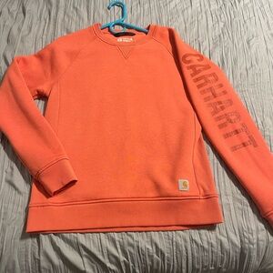 Carhartt Women's Orange Sweatshirt